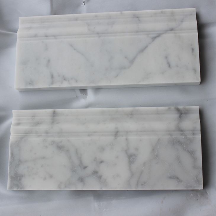 Carrara White Marble Molding Trim